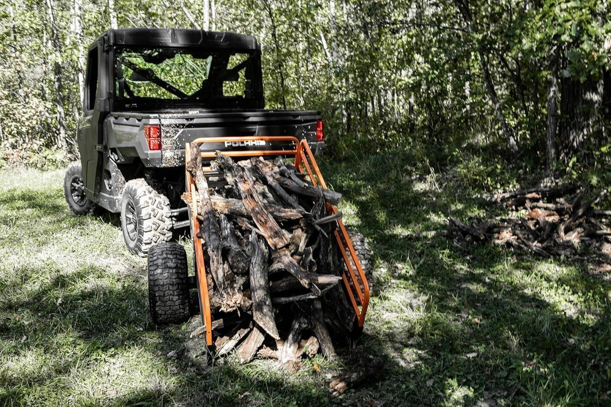 Impact Implements 1500 lb Utility Cargo Trailer with Pivot Dump for ATV, UTV, and Lawn Tractor - Prioka