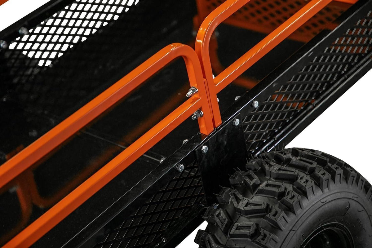 Impact Implements 1500 lb Utility Cargo Trailer with Pivot Dump for ATV, UTV, and Lawn Tractor - Prioka