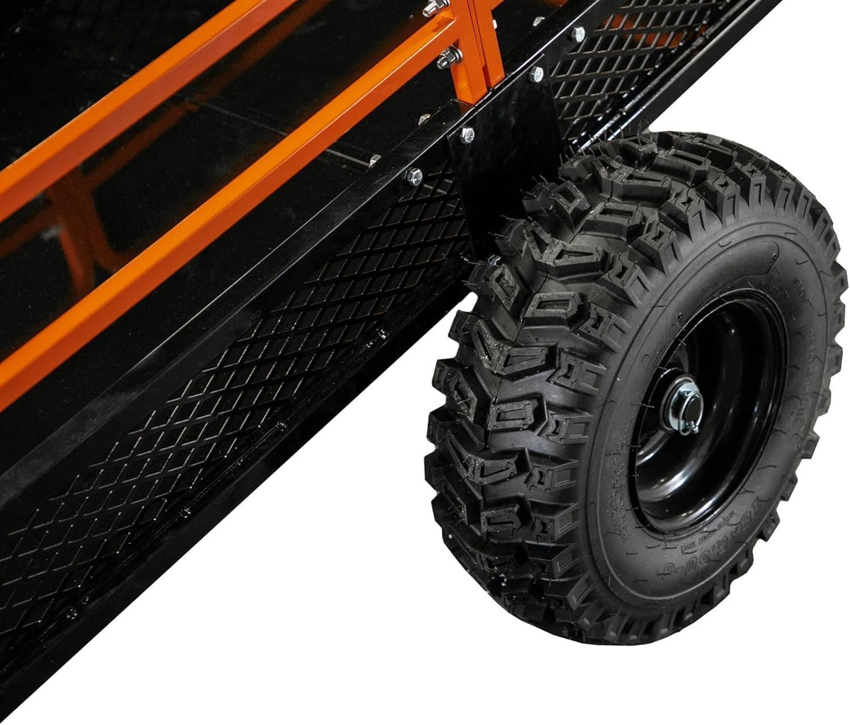 Impact Implements 1500 lb Utility Cargo Trailer with Pivot Dump for ATV, UTV, and Lawn Tractor - Prioka