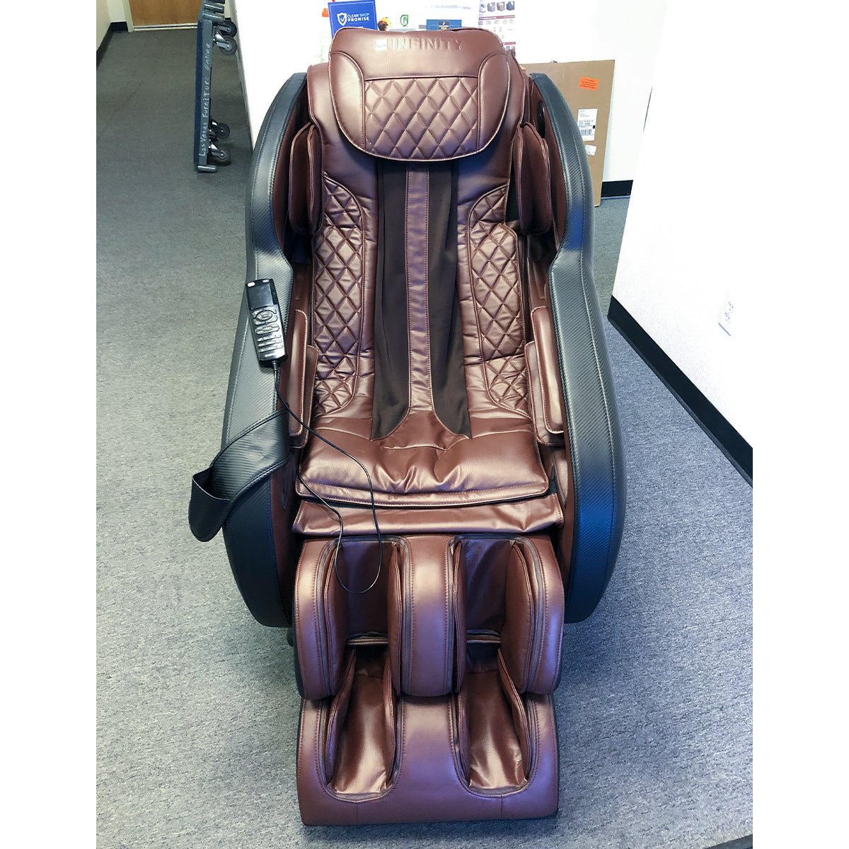 Infinity Aura Luxury Massage Chair – High-Performance L-Track Roller System with Zero-Gravity Positioning, Lumbar Heat, and Integrated Foot Reflexology Rollers - (Floor Model Deal) - Prioka
