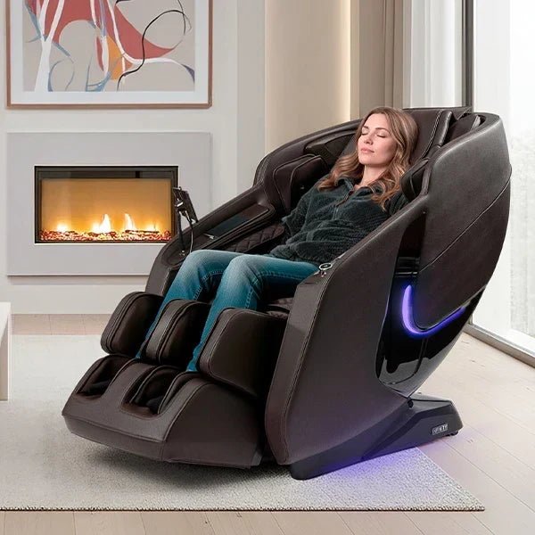 Infinity Solstice Deluxe Massage Chair – Advanced 4D Roller Technology & Extended L-Track Coverage - Prioka