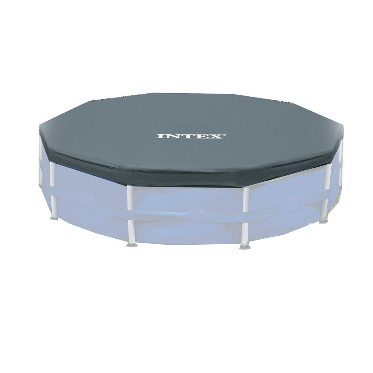 Intex 12 Foot x 30 In. Above Ground Pool & Intex 12 Foot Round Pool Cover - Prioka