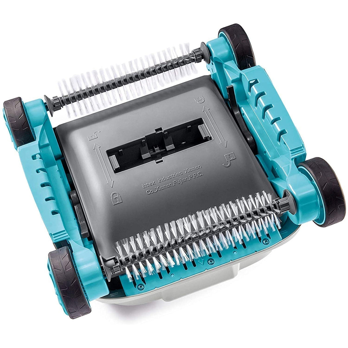 Intex 12ft x 30in Prism Frame Above Ground Round Swimming Pool & Robot Vacuum - Prioka