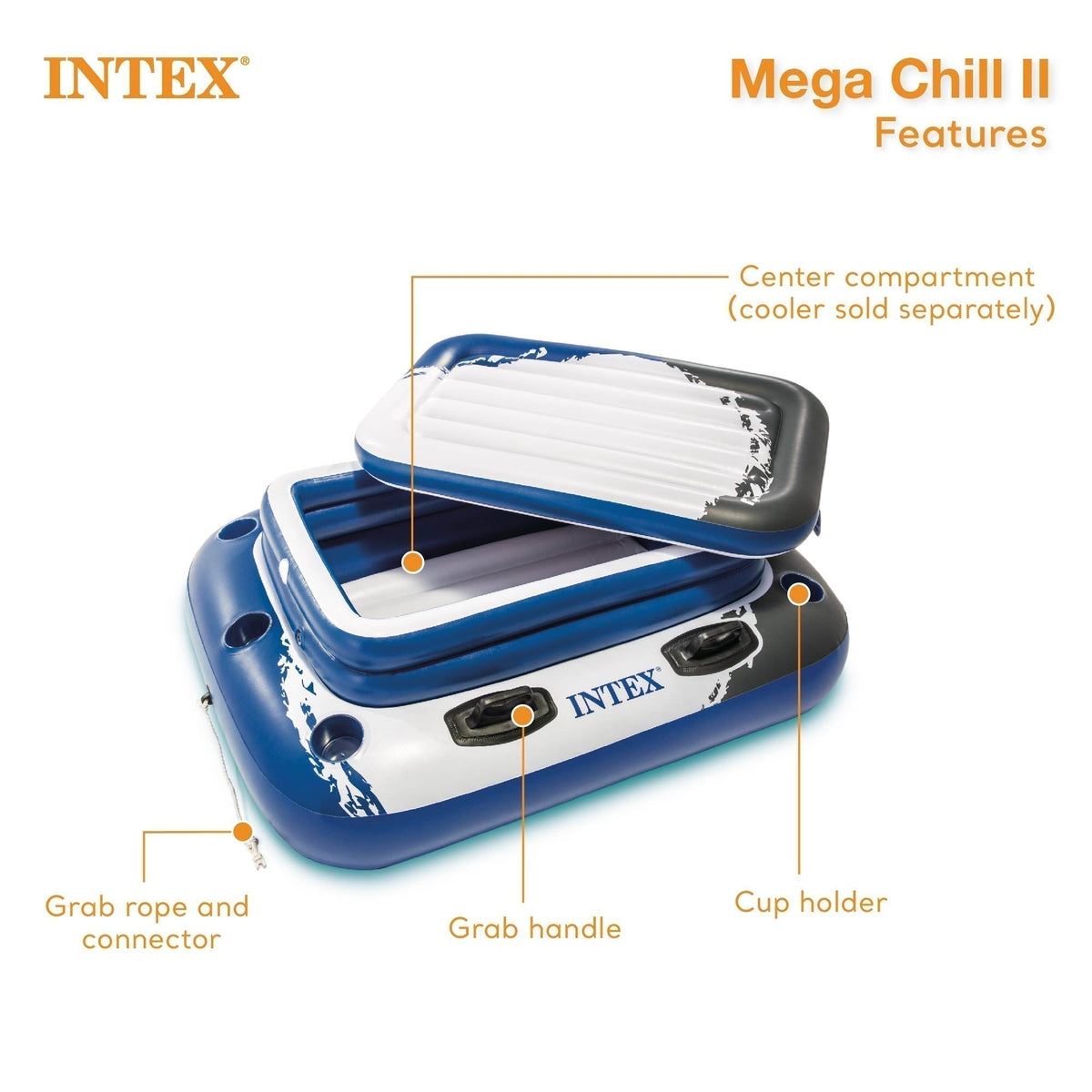 INTEX 18' x 9' x 53" Ultra XTR Frame Pool, Cover, Cooler, and Float (2 Pack) - Prioka