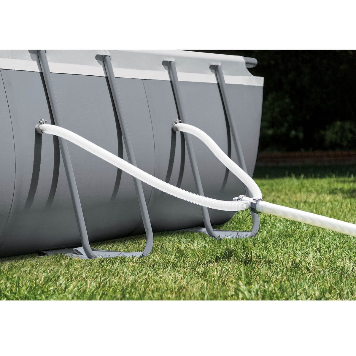 Intex 24′ x 12′ x 52″ Ultra XTR Rectangular Frame Swimming Pool Set + Pump - Prioka