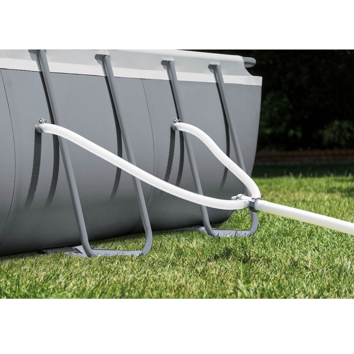 Intex 24′ x 12′ x 52″ Ultra XTR Rectangular Frame Swimming Pool Set + Pump - Prioka