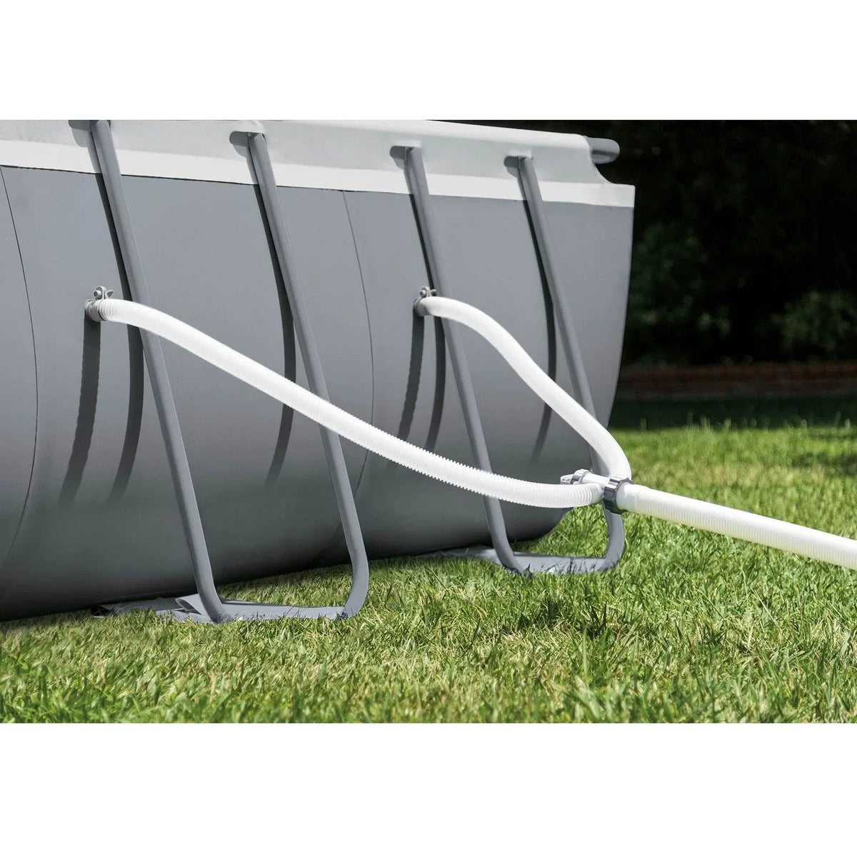 Intex 24′ x 12′ x 52″ Ultra XTR Rectangular Frame Swimming Pool Set + Pumps - Prioka