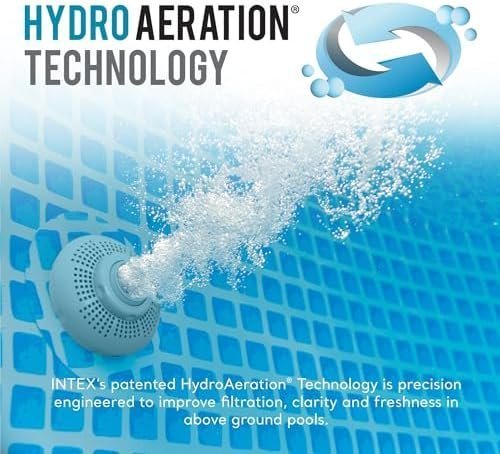 INTEX 26363EH Ultra XTR Deluxe Rectangular Above Ground Swimming Pool Set: 24ft x 12ft x 52in – Includes 2100 GPH Sand Filter Pump – Easy Assembly - Prioka