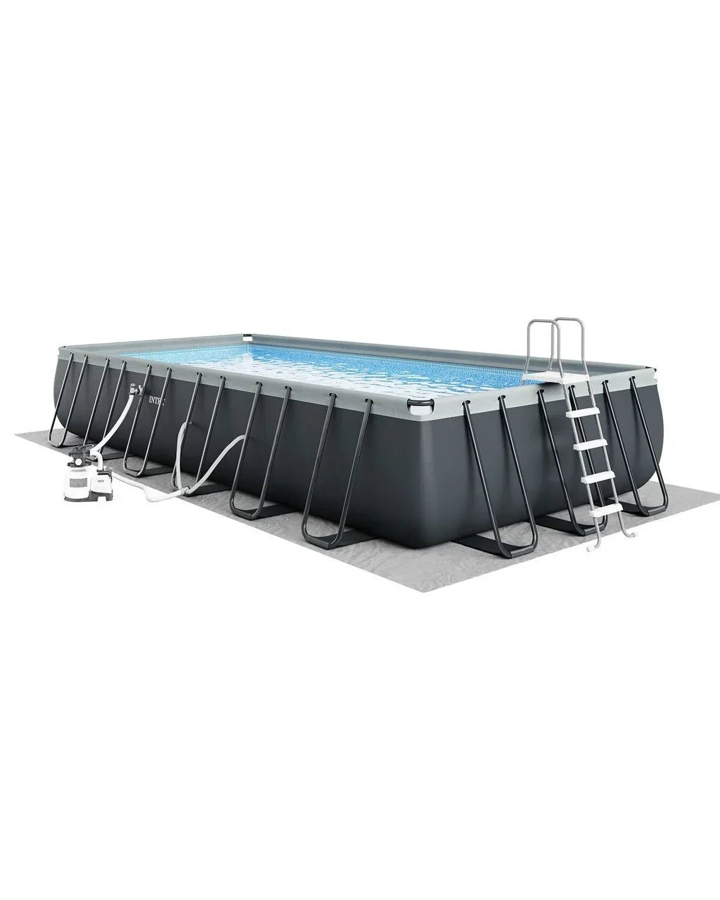 Intex Ultra Frame Rectangular Above Ground Swimming Pool Sets - Prioka