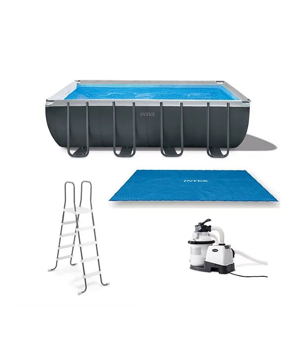 Intex Ultra XTR Above Ground Pool and Solar Cover - Prioka