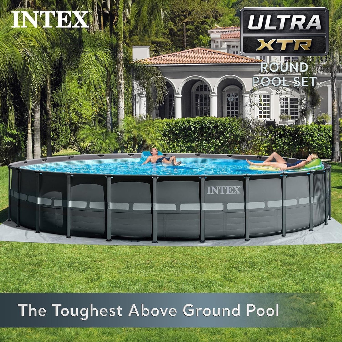 Intex Ultra XTR Round Frame Pool with Pump, Cooler, and Floats (2 Pack) - Prioka