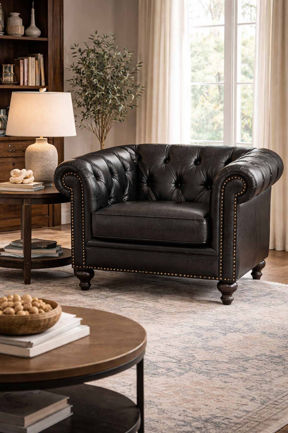 Jude Leather Chair - Prioka