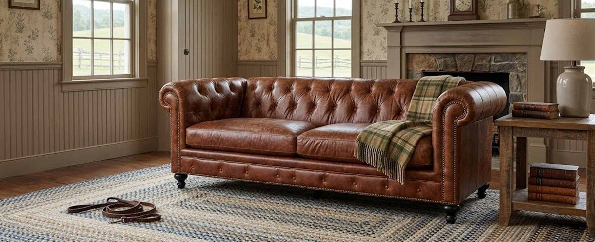 Jude Leather Loveseat - Prioka