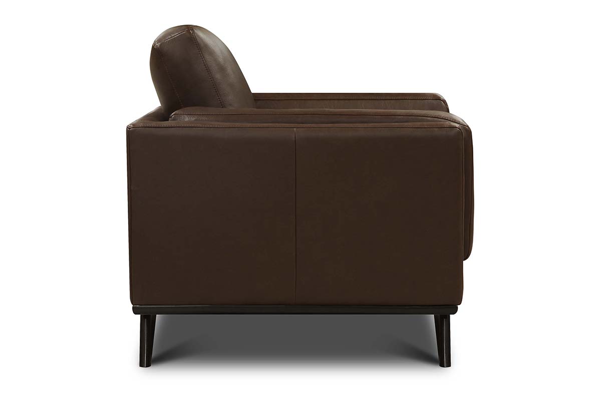 Jude Mid-Century Modern Leather Sofa Collection - Prioka