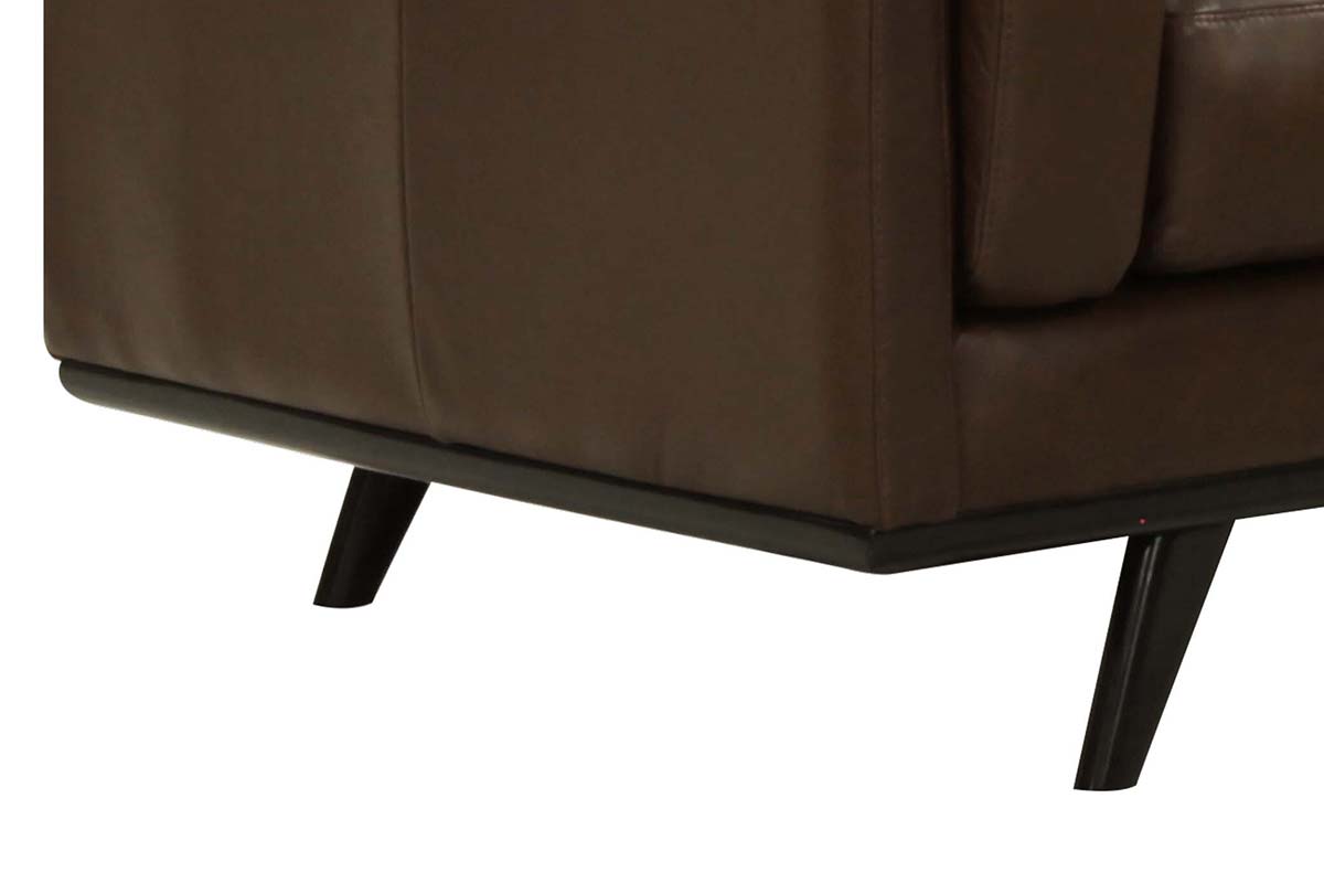 Jude Mid-Century Modern Leather Sofa Collection - Prioka