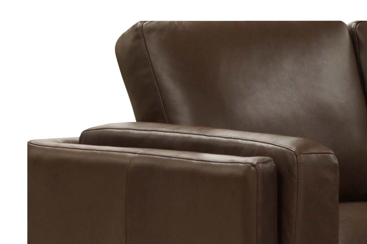 Jude Mid-Century Modern Leather Sofa Collection - Prioka