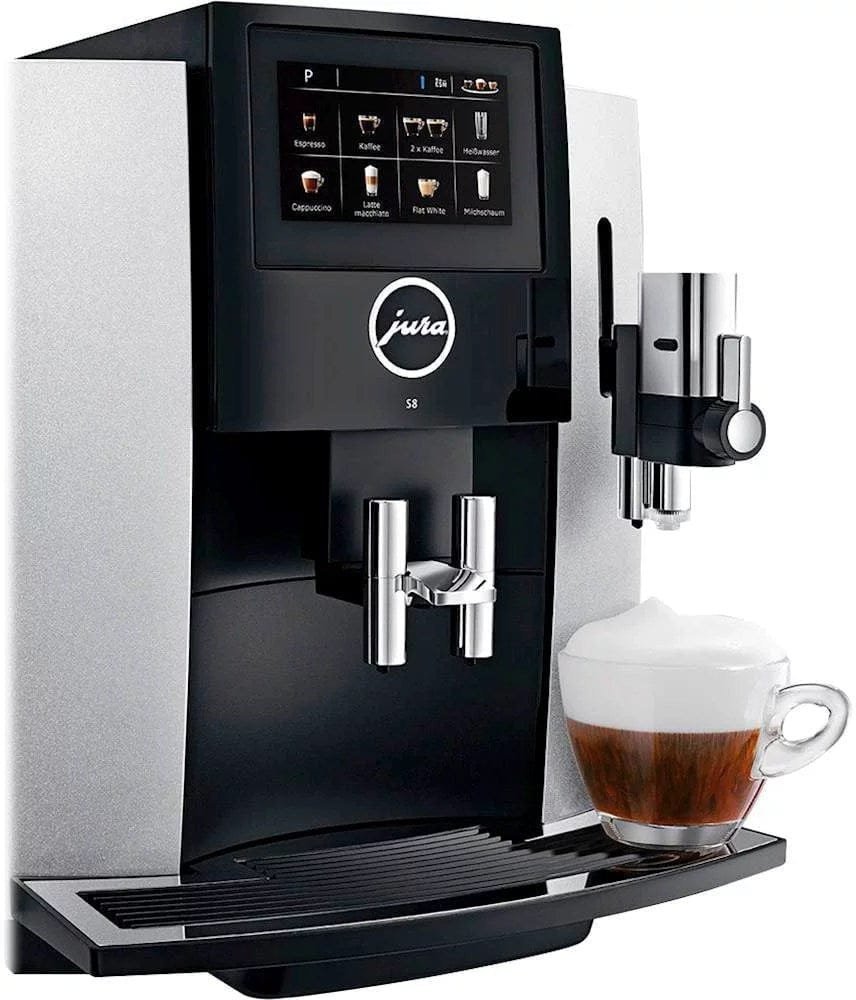 Jura S8 Espresso Machine with 15 bars of pressure and Milk Frothier - Prioka
