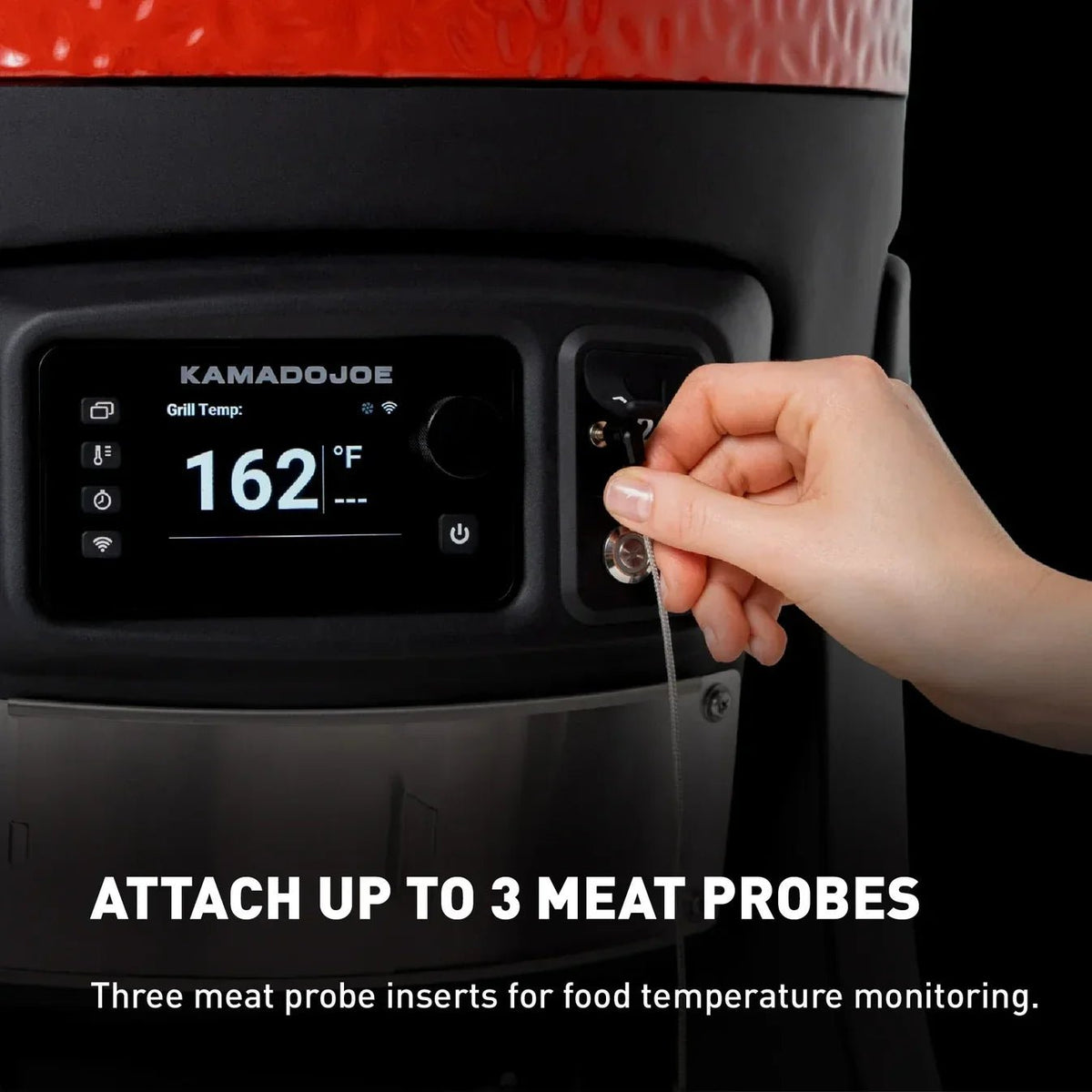 Kamado Joe Konnected Joe 18-Inch Digital Charcoal Grill and Smoker with Cart - Prioka