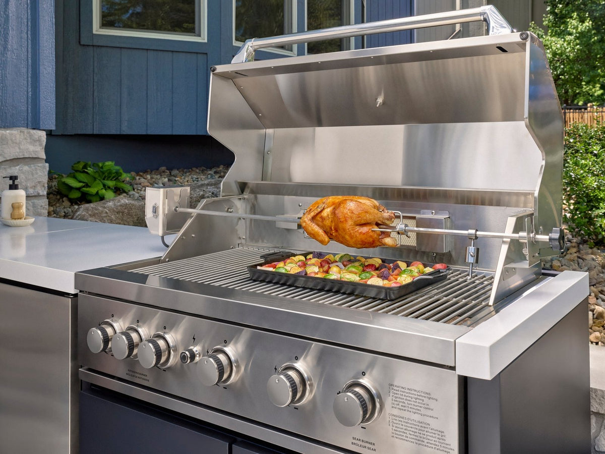 Emory Corner Outdoor Kitchen Island and Bar – Right