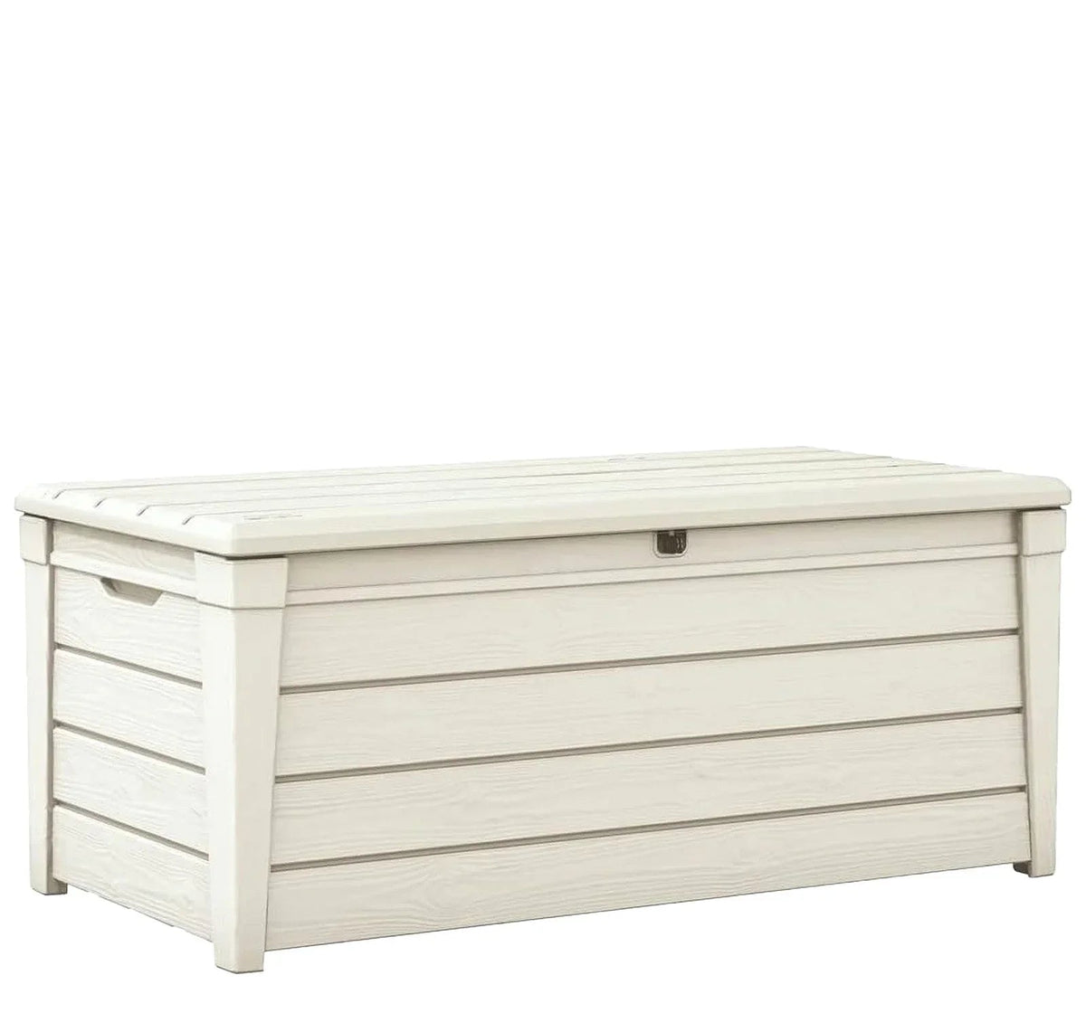 Keter Brightwood 120 Gallon Outdoor Storage Deck Box – White - Prioka