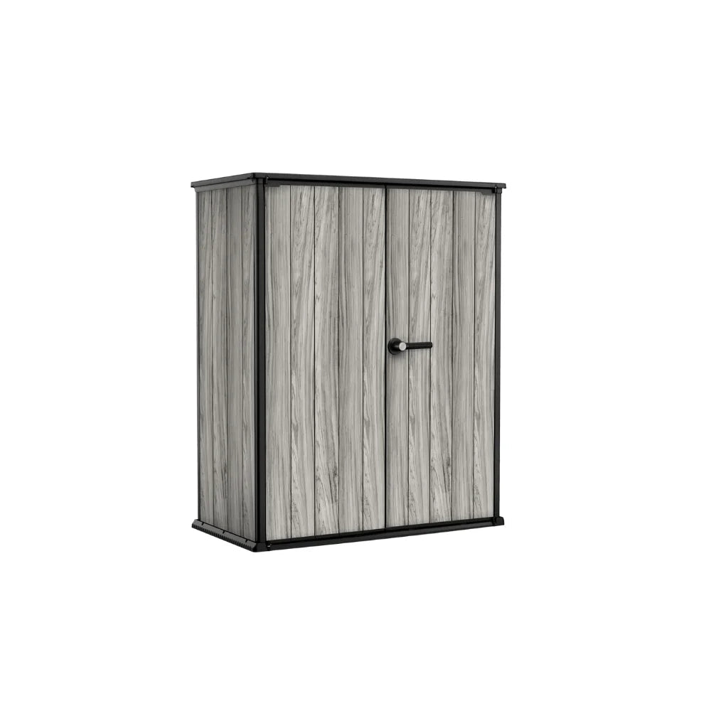 Keter Vertical Storage Shed Storm Grey - Prioka