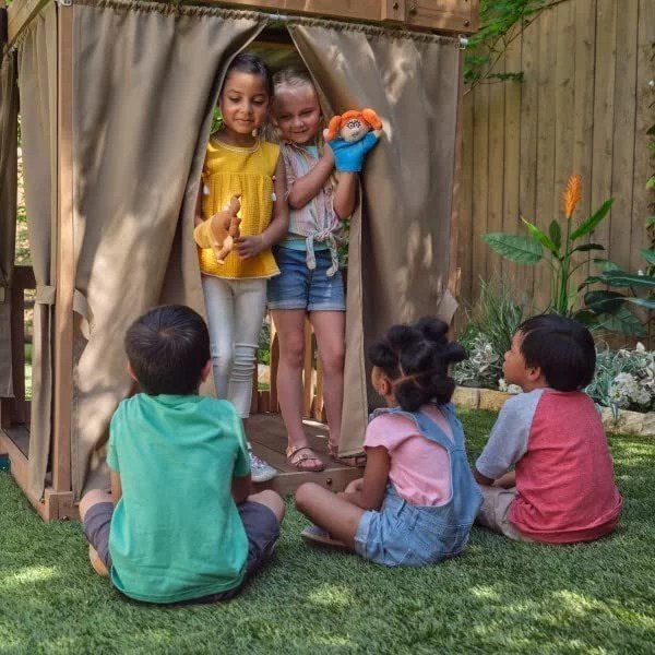 Kids Kidkraft Bear Cave Lodge Swing Set / Playset - Prioka