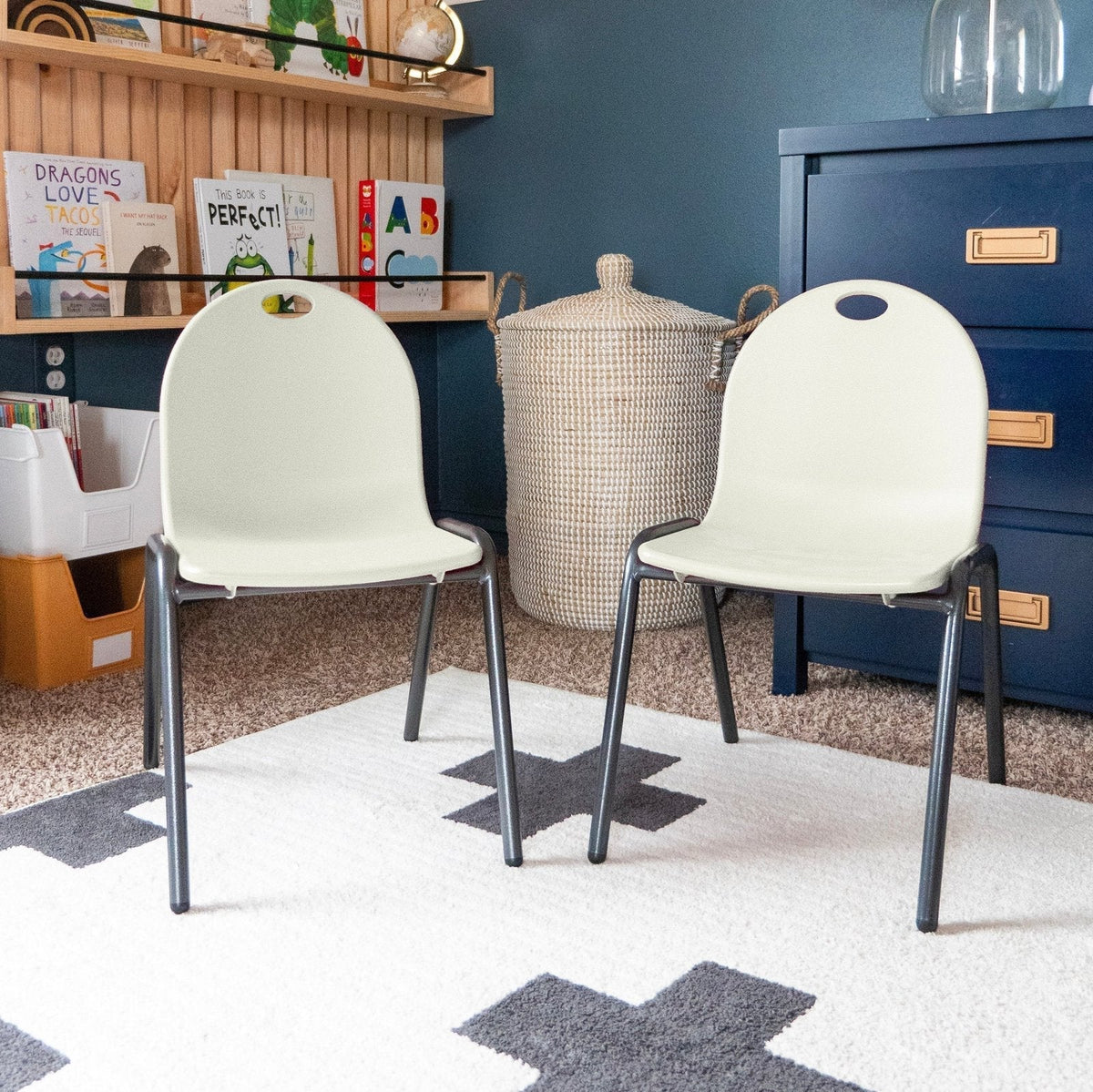 Kid's Stacking Chairs-4 Pack - Prioka