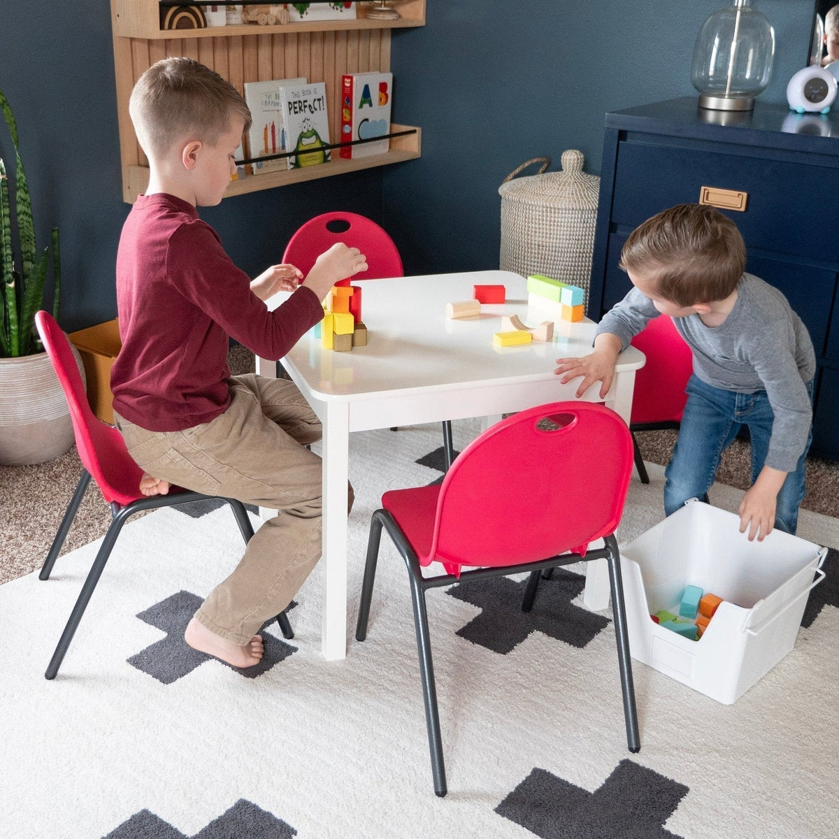 Kid's Stacking Chairs-4 Pack - Prioka