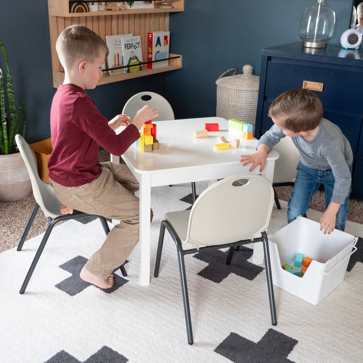 Kid's Stacking Chairs-4 Pack - Prioka