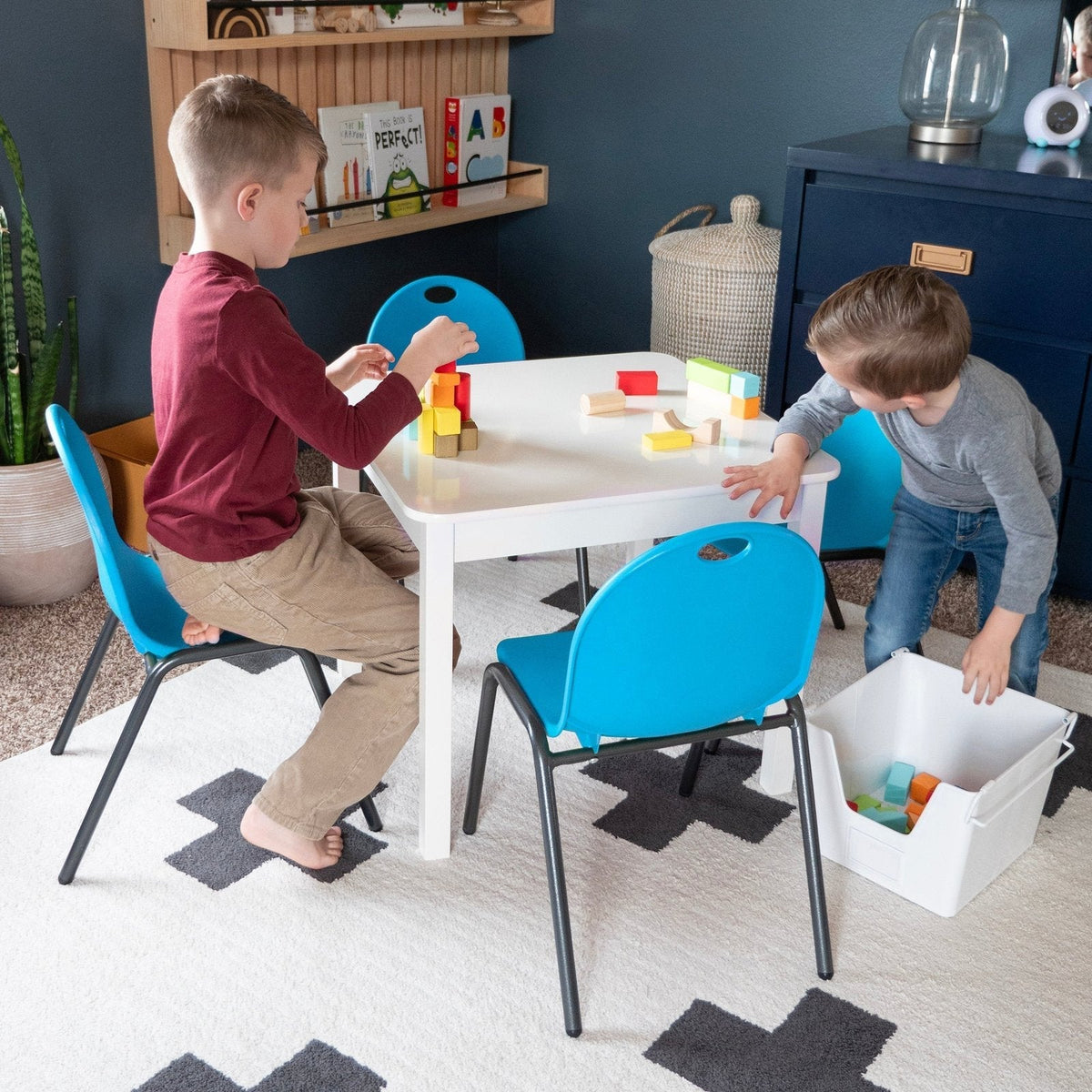 Kid's Stacking Chairs-4 Pack - Prioka