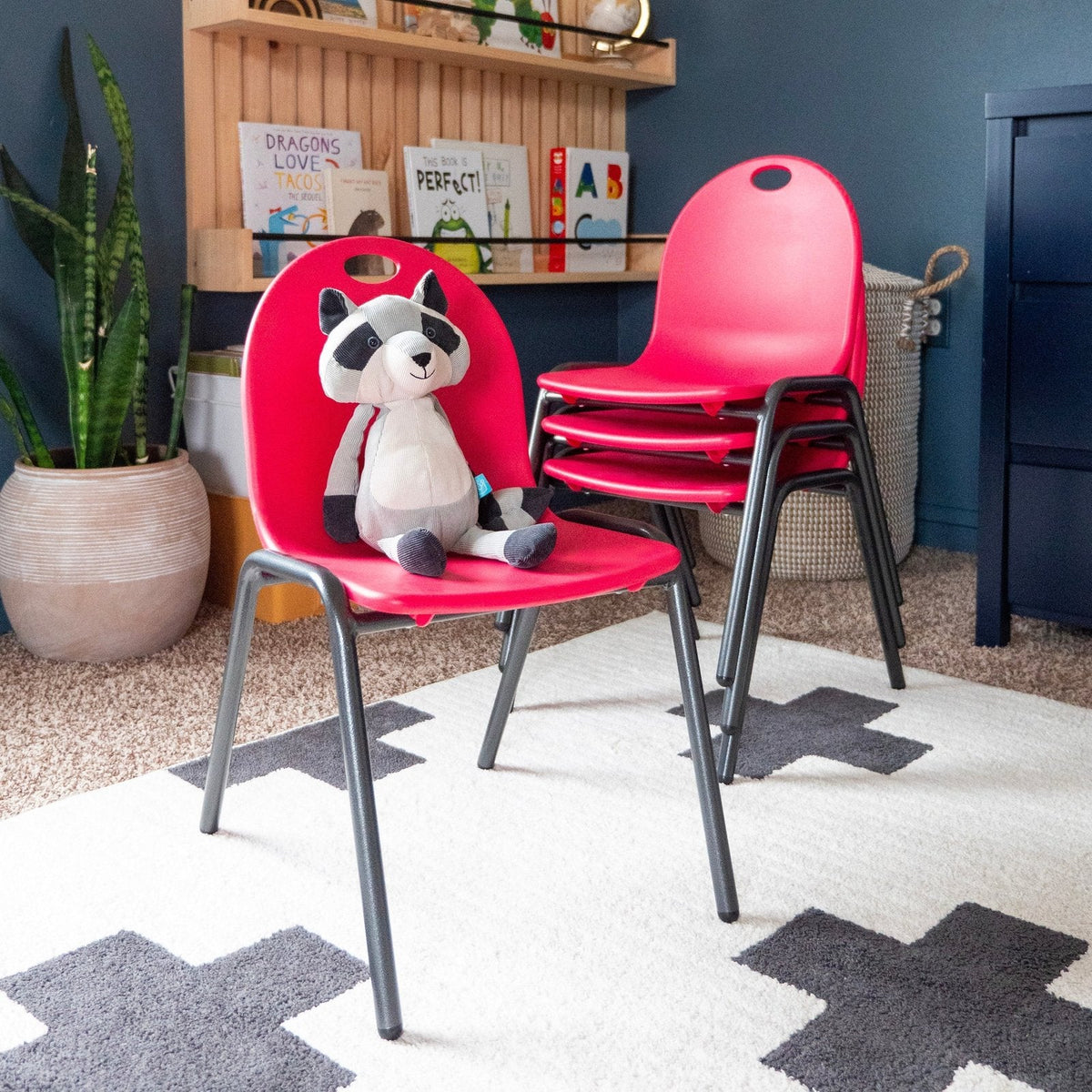 Kid's Stacking Chairs-4 Pack - Prioka