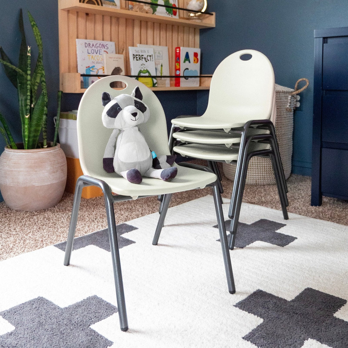 Kid's Stacking Chairs-4 Pack - Prioka