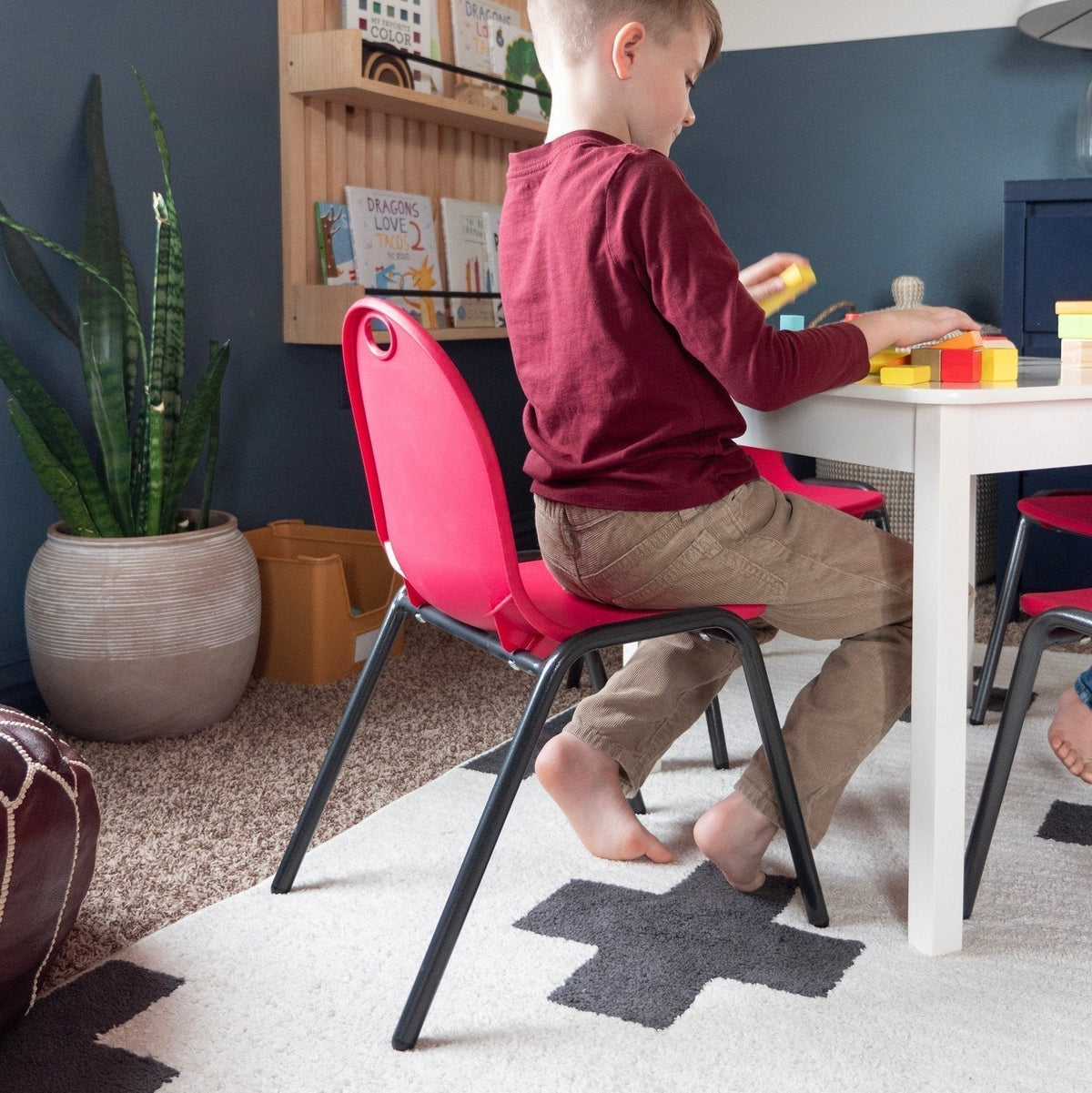 Kid's Stacking Chairs-4 Pack - Prioka