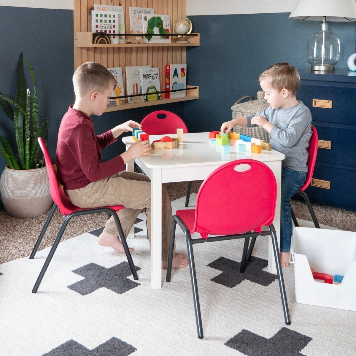 Kid's Stacking Chairs-4 Pack - Prioka