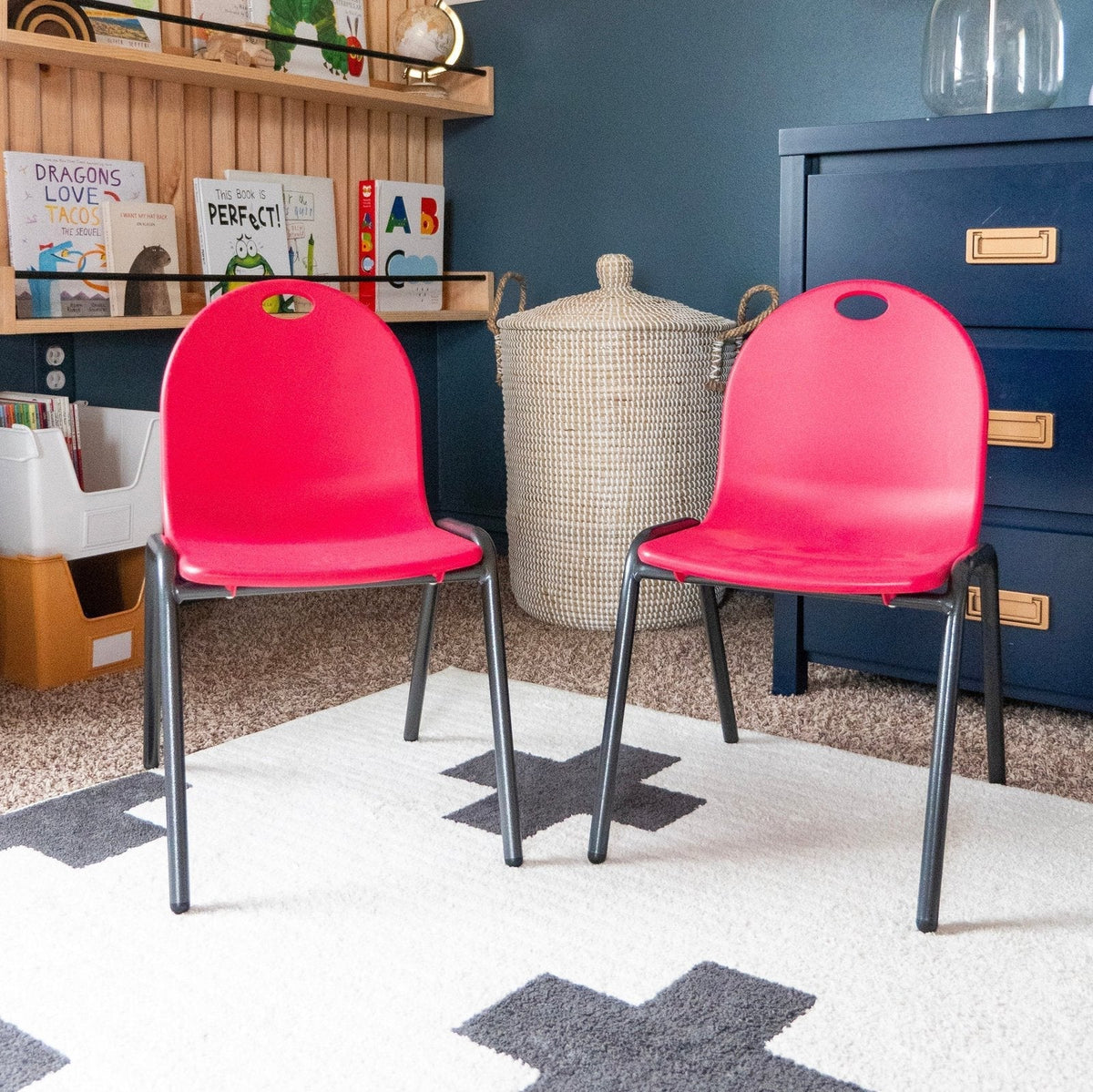 Kid's Stacking Chairs-4 Pack - Prioka