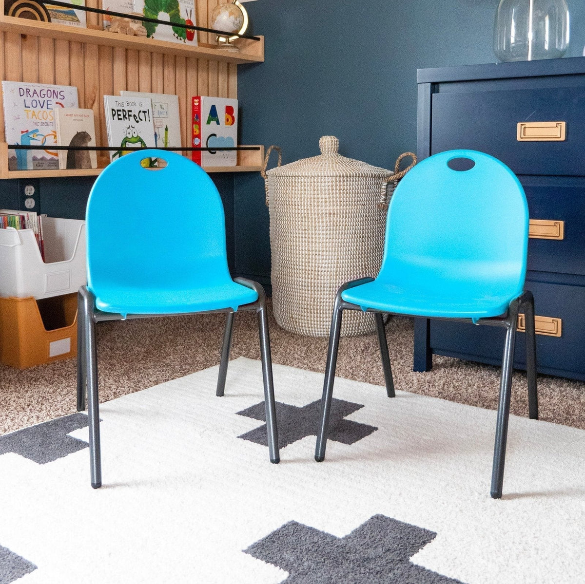 Kid's Stacking Chairs-4 Pack - Prioka