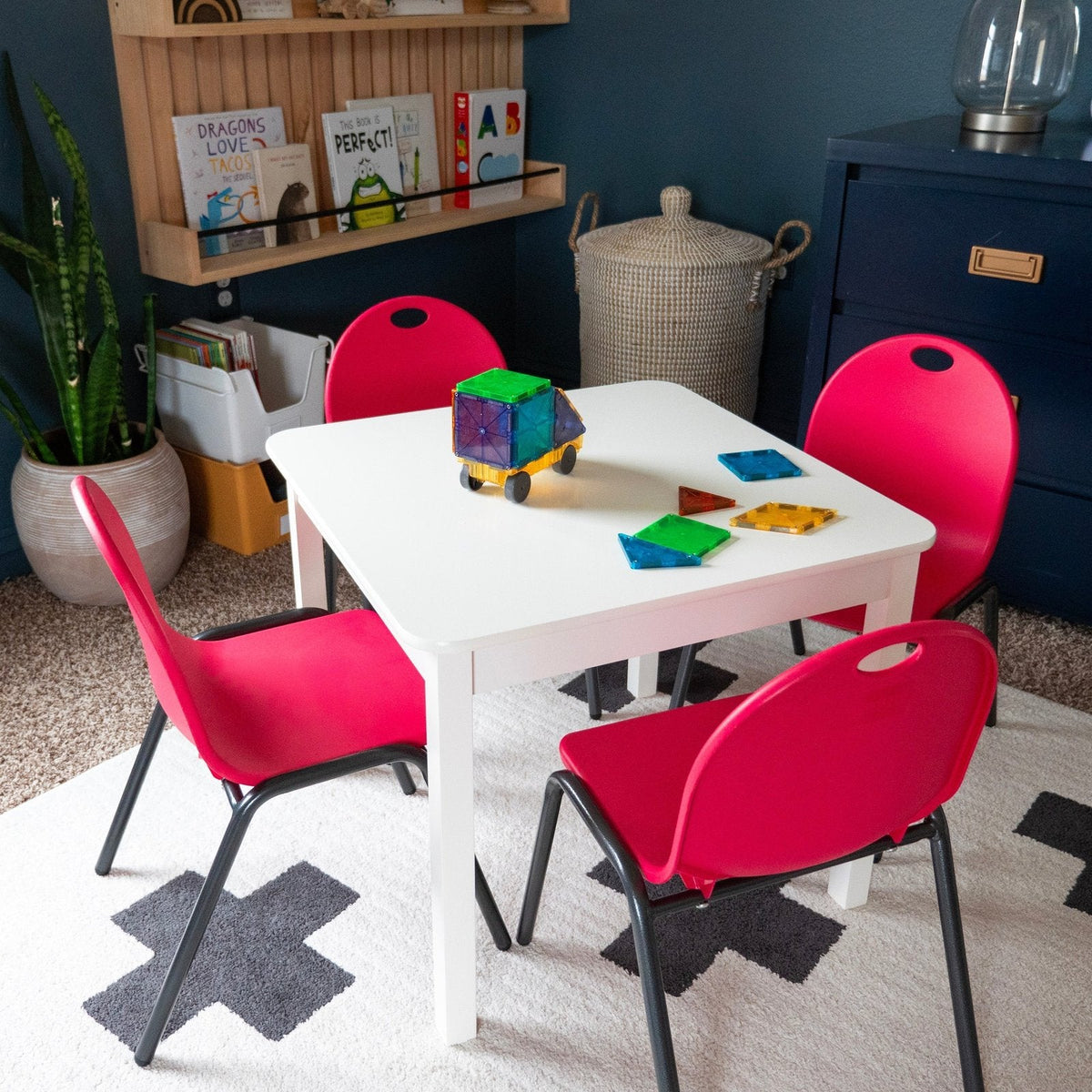 Kid's Stacking Chairs-4 Pack - Prioka