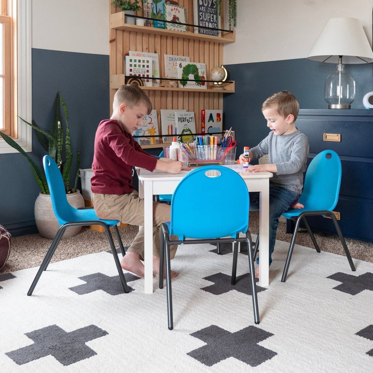 Kid's Stacking Chairs-4 Pack - Prioka