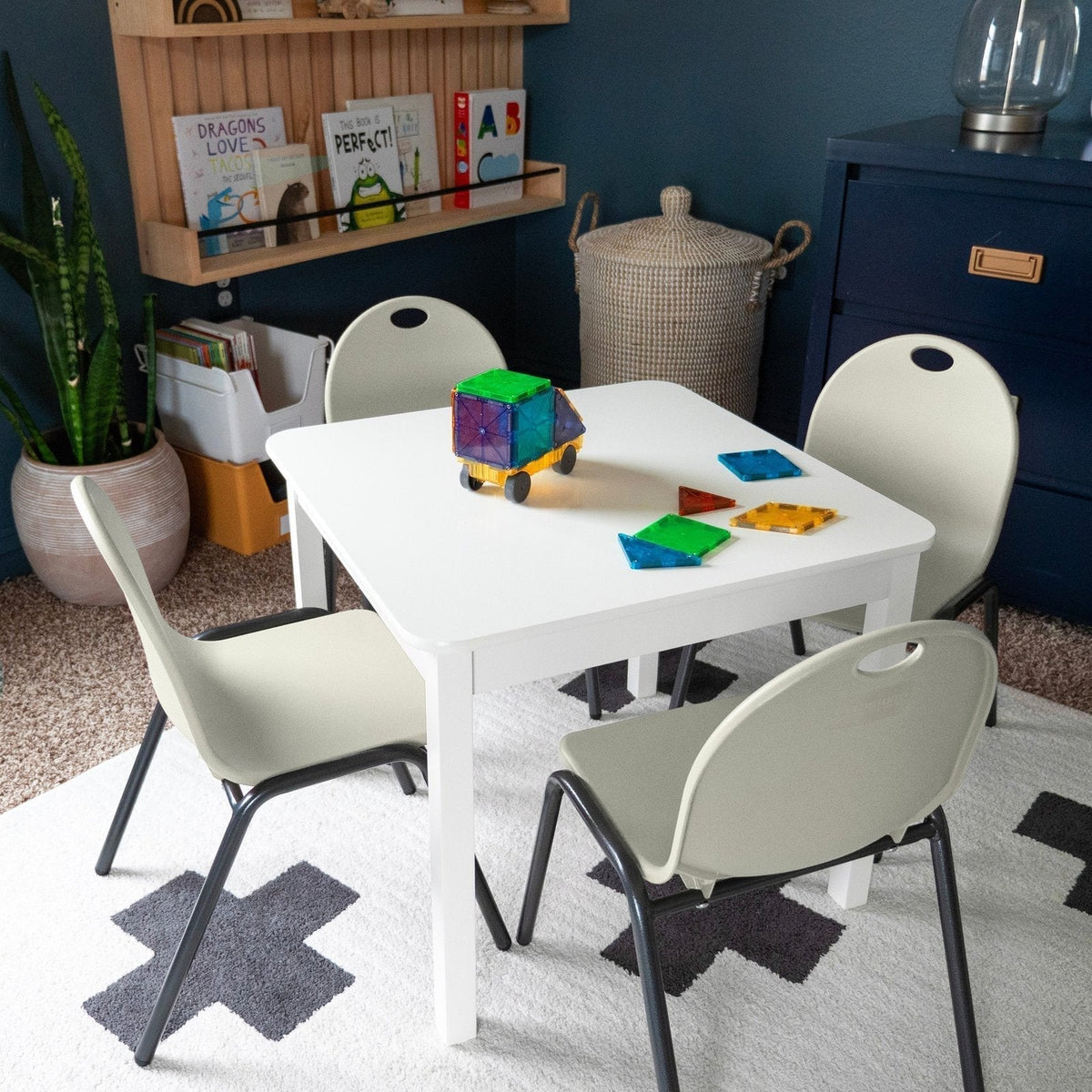 Kid's Stacking Chairs-4 Pack - Prioka