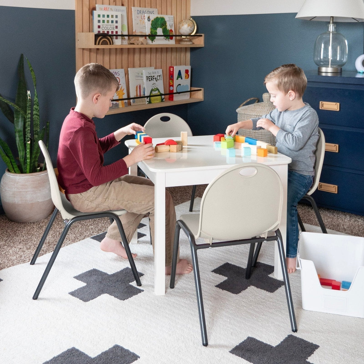 Kid's Stacking Chairs-4 Pack - Prioka