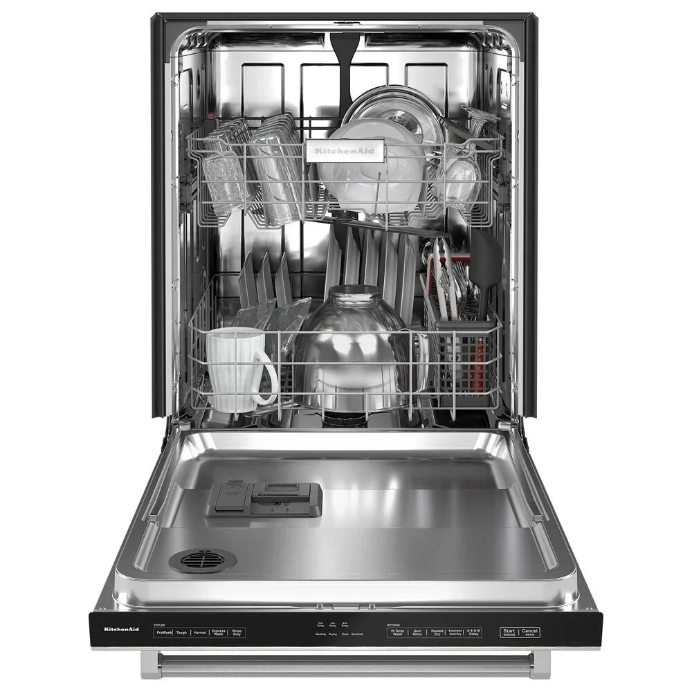 KitchenAid 24″ Fully-Integrated Built-In Dishwashers with 30 Total Wash Jets in PrintShield Stainless Steels - Prioka