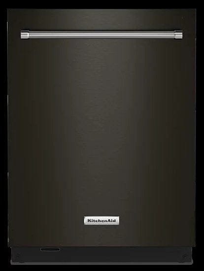 KitchenAid – Top Control Built-In Dishwasher with Stainless Steel Tub, FreeFlex Third Rack, 44dBA – Black stainless steel - Prioka