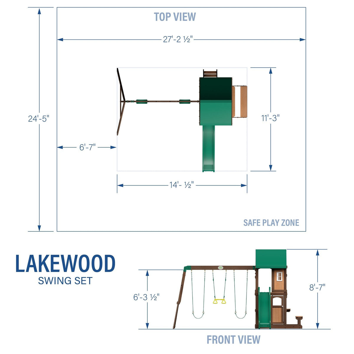 Lakewood Swing Set - Prioka