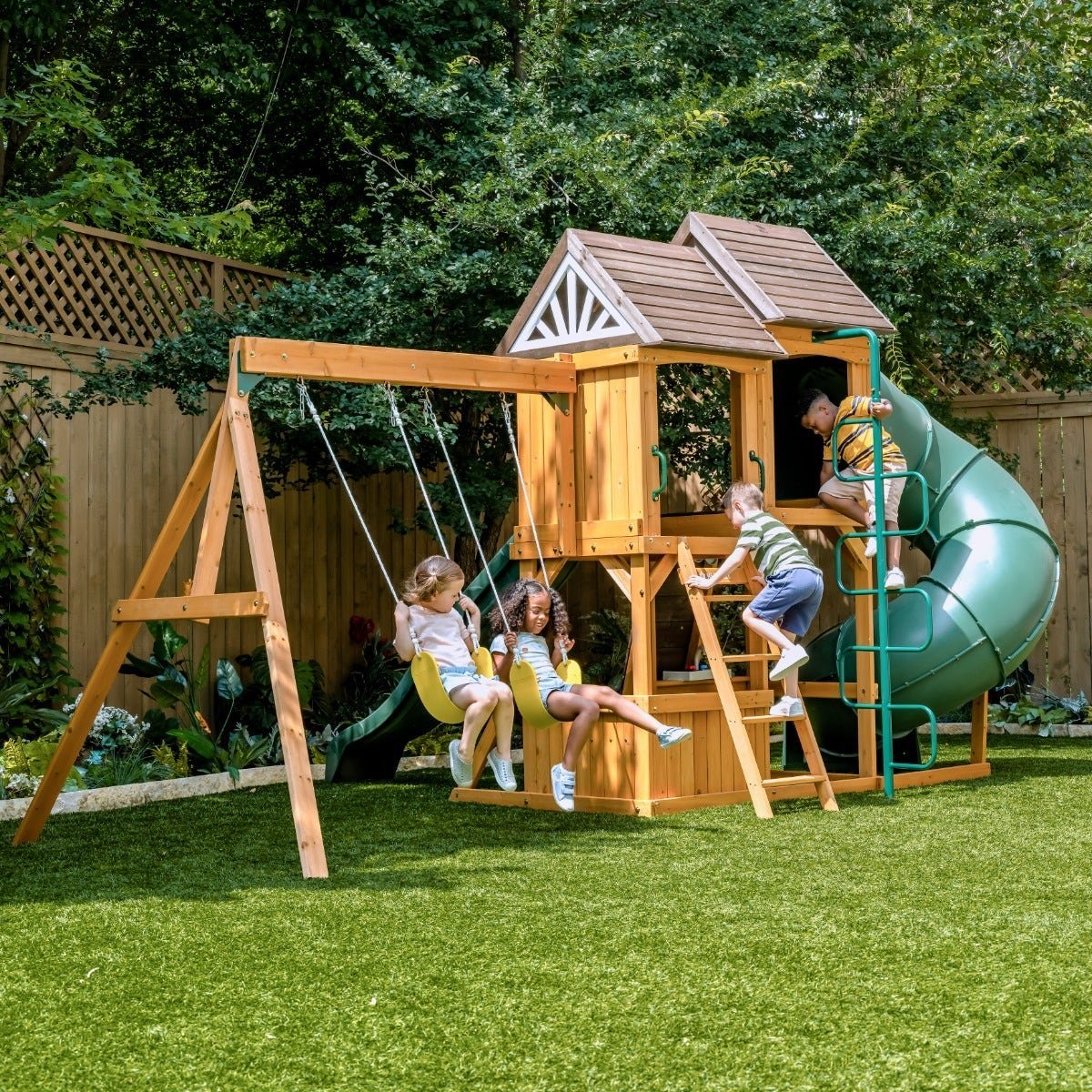 Laurel Retreat Swing Set – Installation Available - Prioka