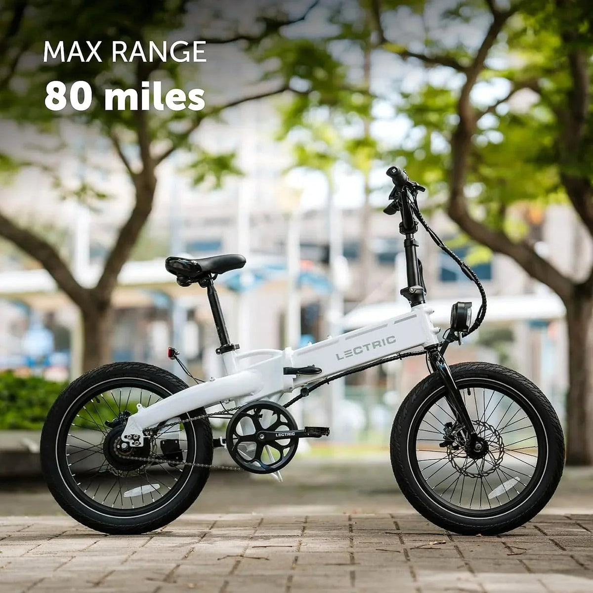 Lectric XP Lite 2.0 Long-Range Foldable Electric Commuter Bike, Arctic White - Prioka