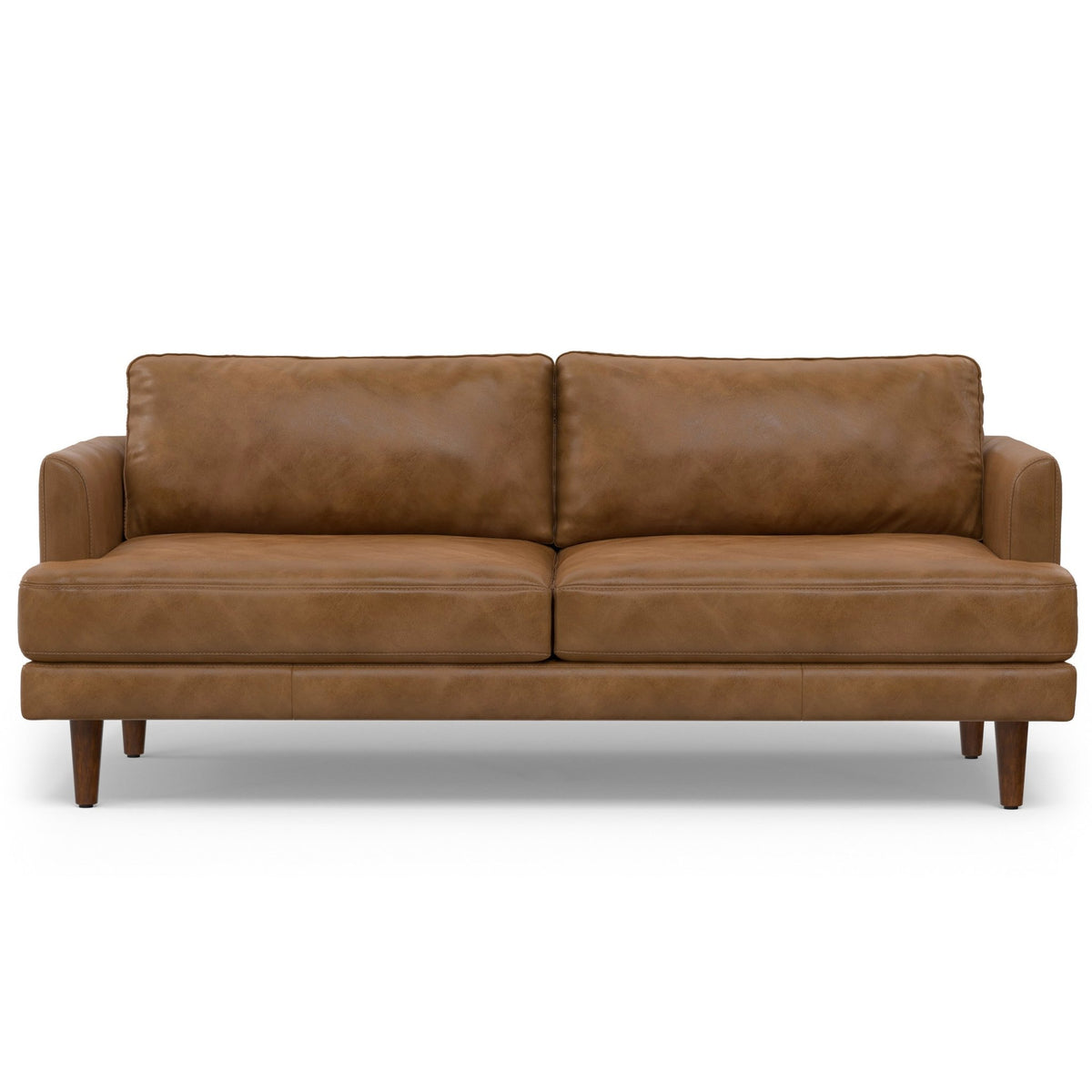 Lennox Leather Sofa – Brown - Prioka