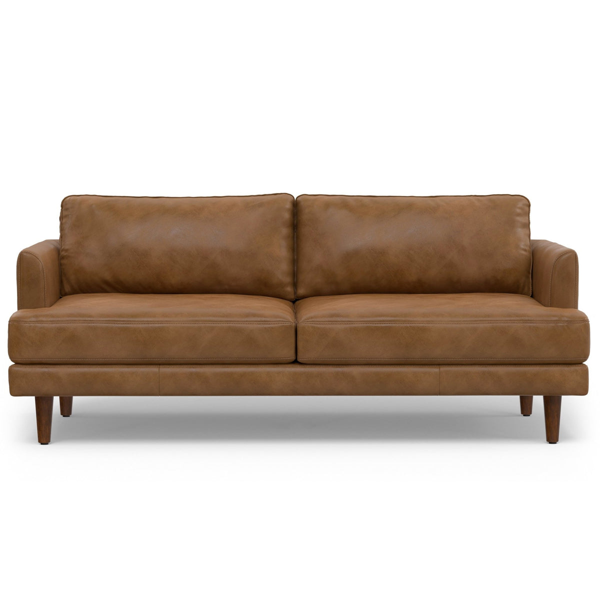 Lennox Leather Sofa – Brown - Prioka