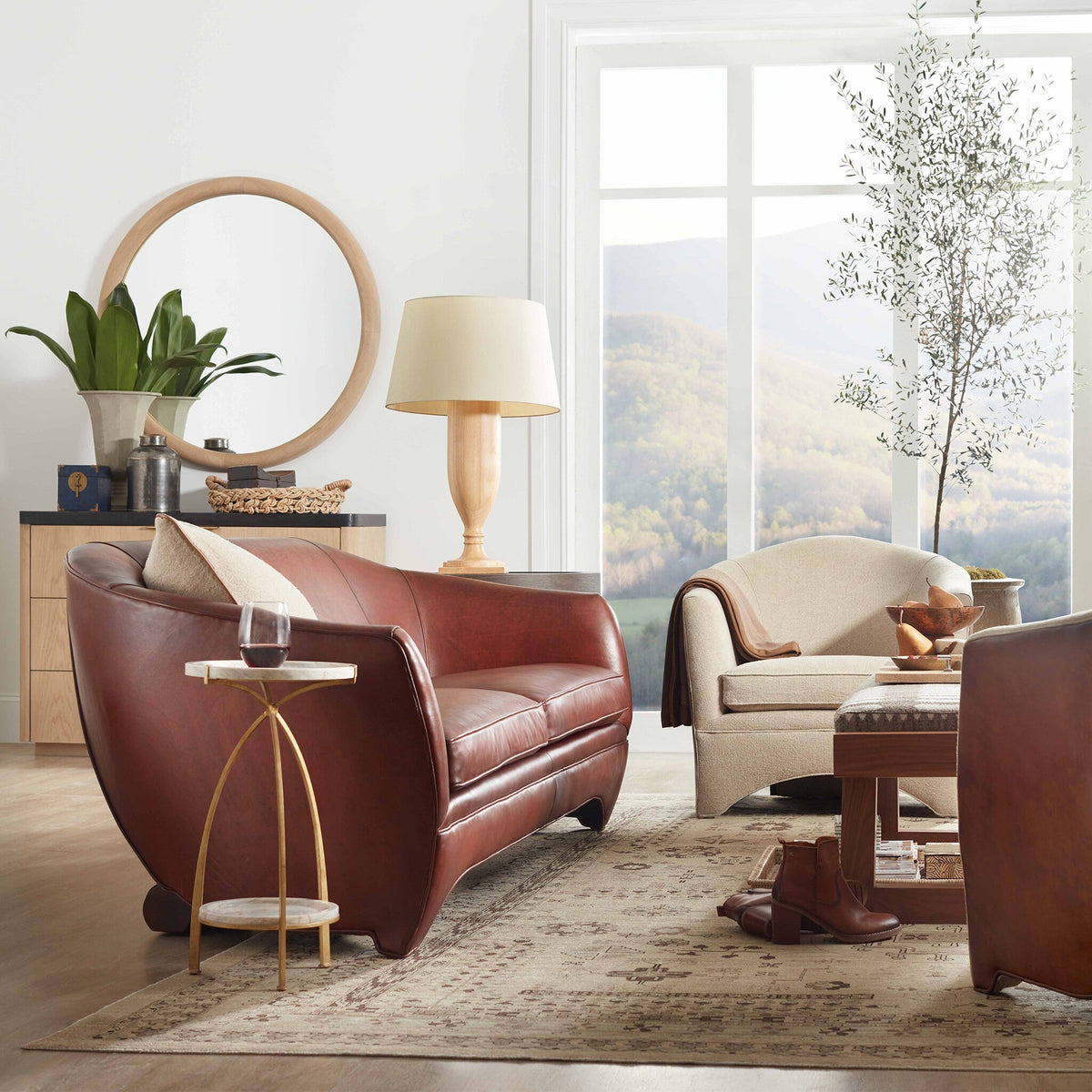 Leo Leather Sofa - Prioka