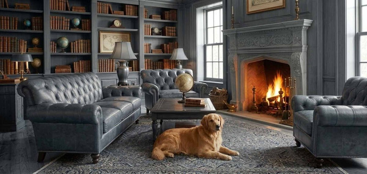 Leopold Leather Sofa - Prioka