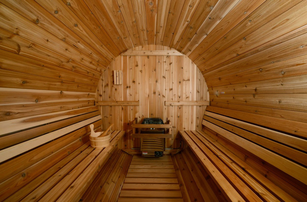 Lewisburg 6-8 Person Barrel Sauna - Prioka